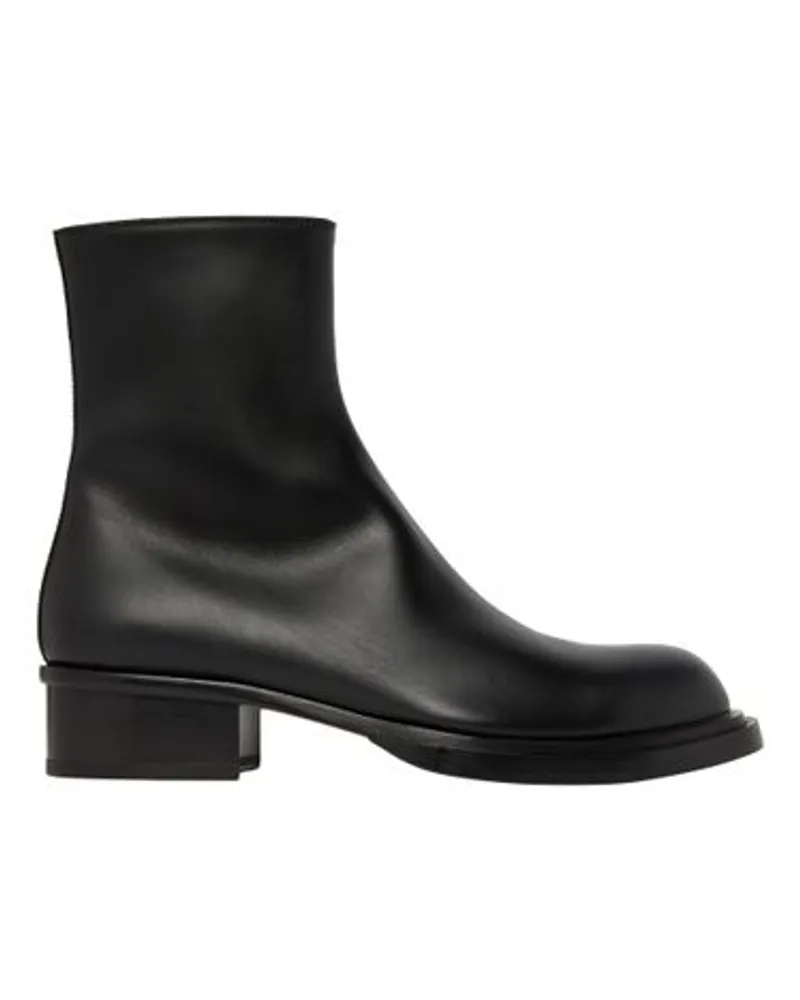 Alexander McQueen Absatzstiefeletten Black