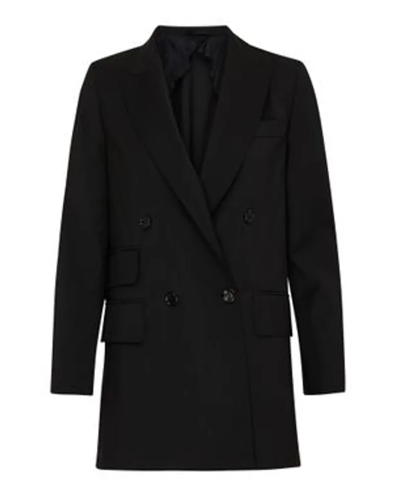 Max Mara Zweireihige Jacke Nebbie Black