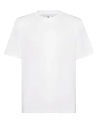 Brunello Cucinelli Rundhals-T-Shirt White