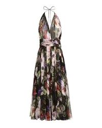 Dolce & Gabbana Wadenlanges Kleid Multicolor