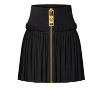 Rock mit Raffungen und XXL-Reißverschluss