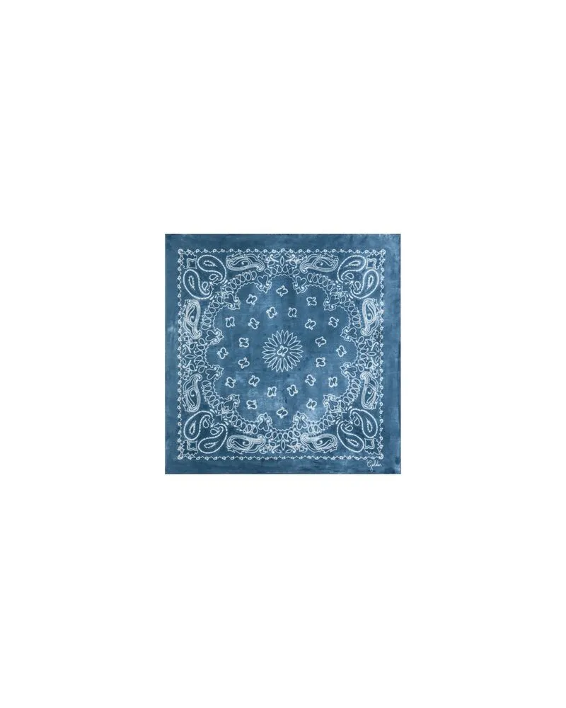 Golden Goose Foulard mit Print Golden Blue