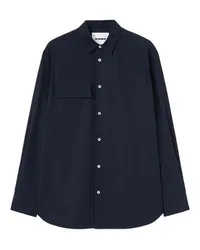 Jil Sander Hemd Blue