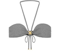 Triomphe balconette oberteil aus vichy-jersey