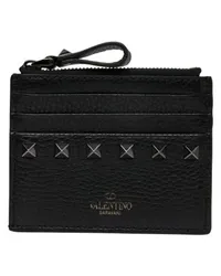 Valentino Garavani Brieftasche und Kartenetui Rockstud Black