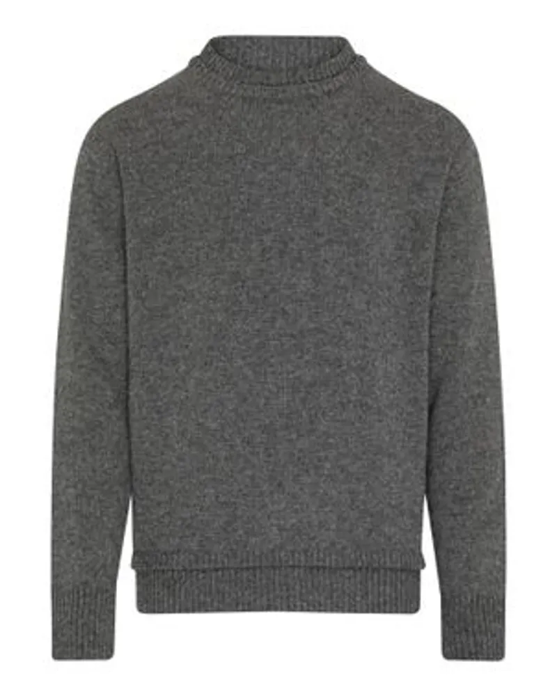 Maison Margiela Pullover Mit Ellbogen-Aufnähern Grey