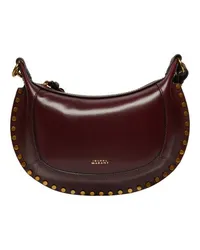 Isabel Marant Oskan Moon Schultertasche Burgundy