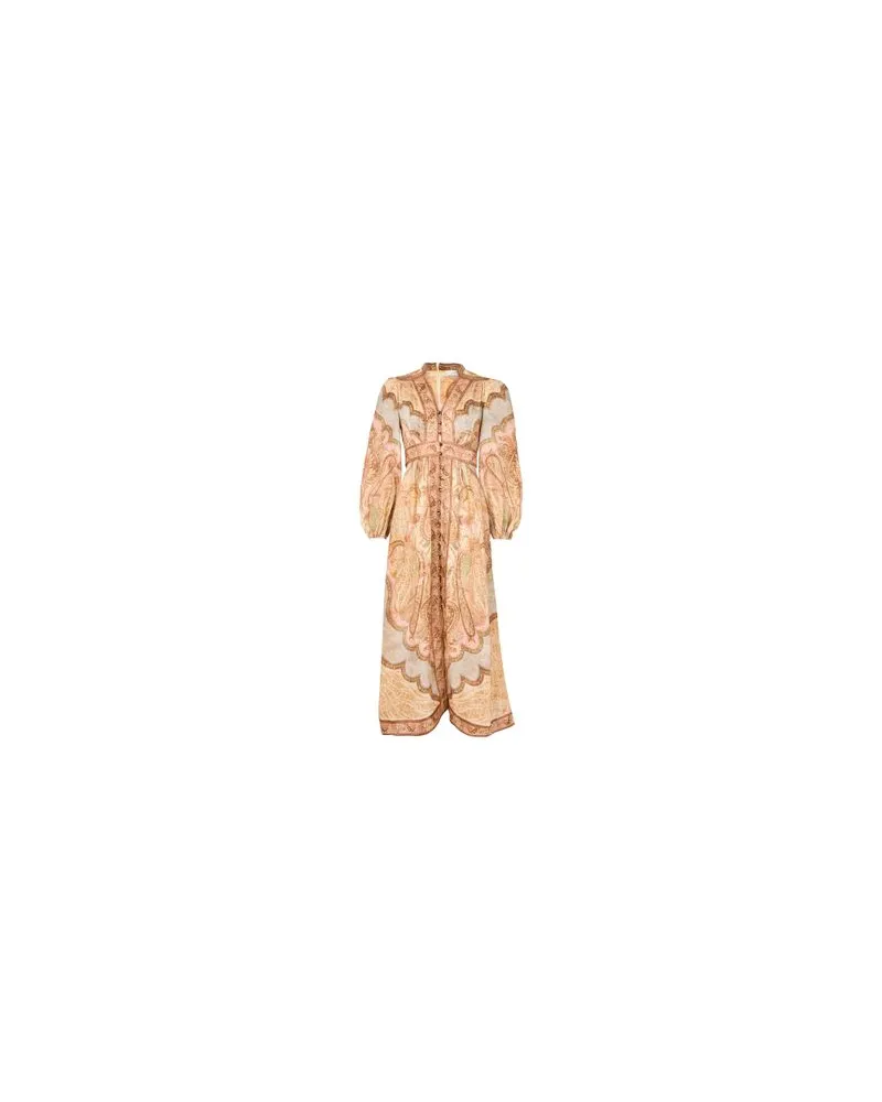 Loewe Fließend fallendes Kleid mit Blumenprint Multicolor