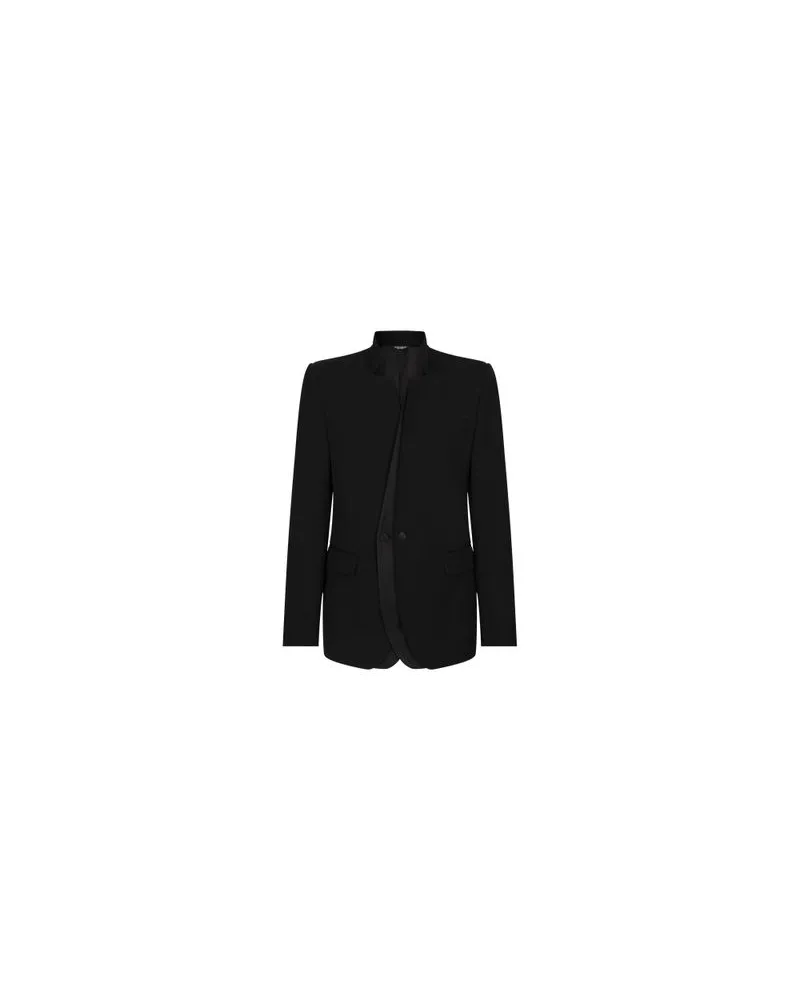 Dolce & Gabbana Einreihige Jacke Black