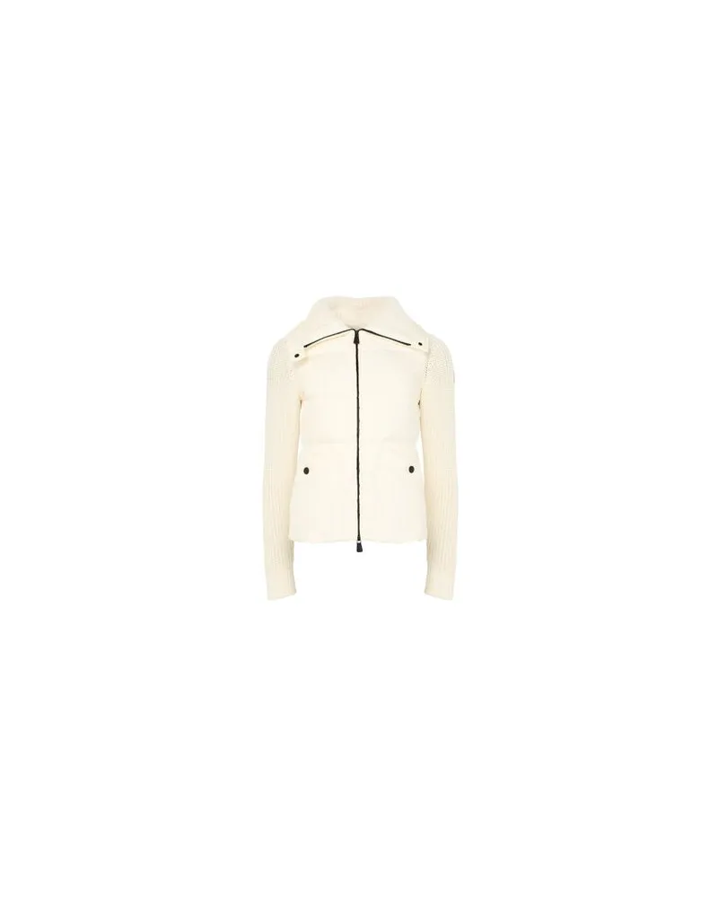 Moncler Zippered cardigan Off-white