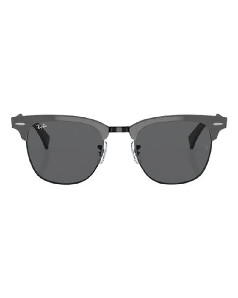 Ray Ban Sonnenbrille Clubmaster Aluminum Grey