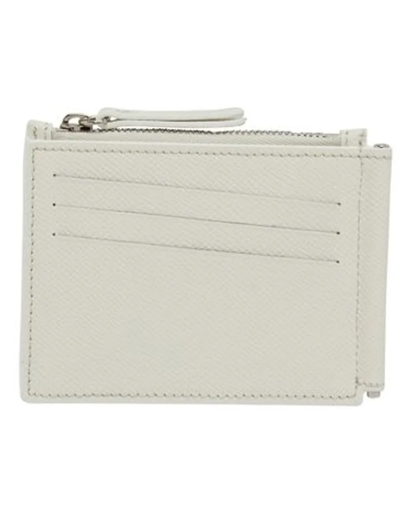 Maison Margiela Brieftasche mit Geldklammer White
