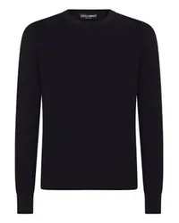 Dolce & Gabbana Pullover mit Rundhalsausschnitt Blue