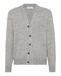 Brunello Cucinelli Cardigan mit Knöpfen Grey