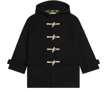 Eiförmiger dufflecoat aus doubleface-kaschmir