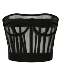 Dolce & Gabbana Bustier-Top Black