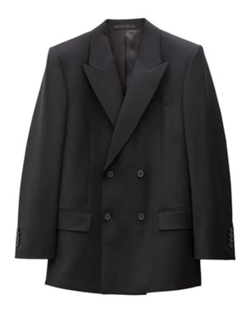 Filippa K Zweireihiger Blazer Black