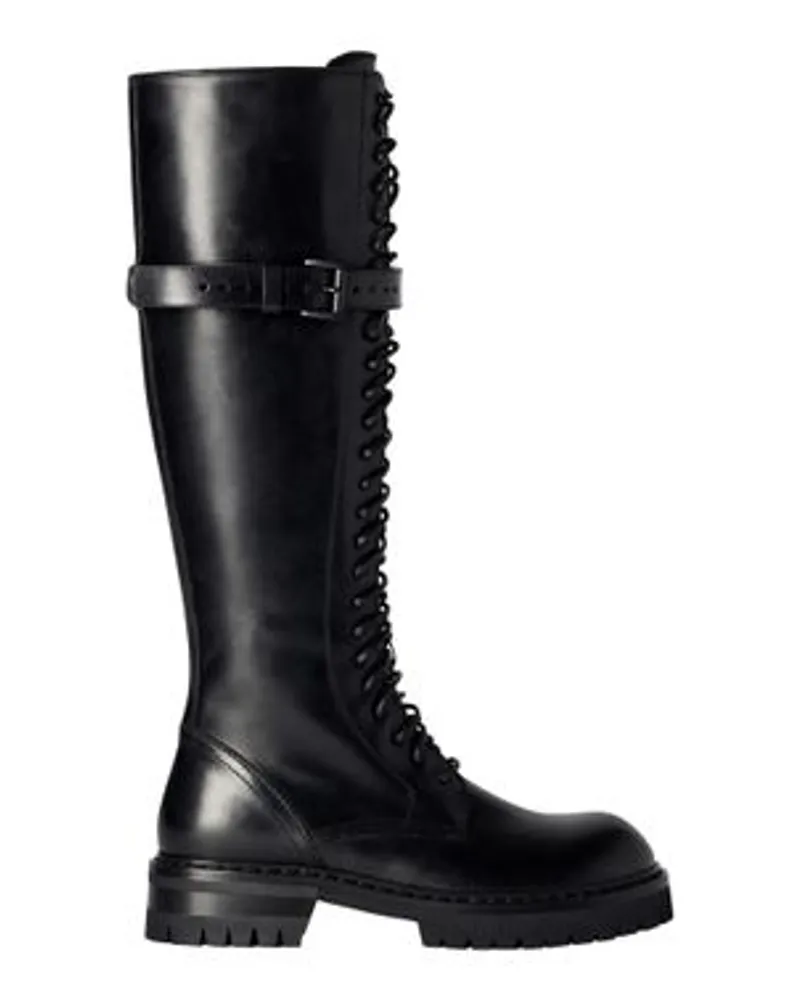 Ann Demeulemeester Hohe Stiefel Alec Black