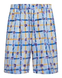 Marni Shorts mit Kordelzug Blue