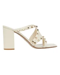 Valentino Garavani Absatzsandalen Rockstud Off-white