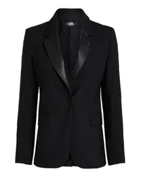 Karl Lagerfeld Blazer mit Revers Black