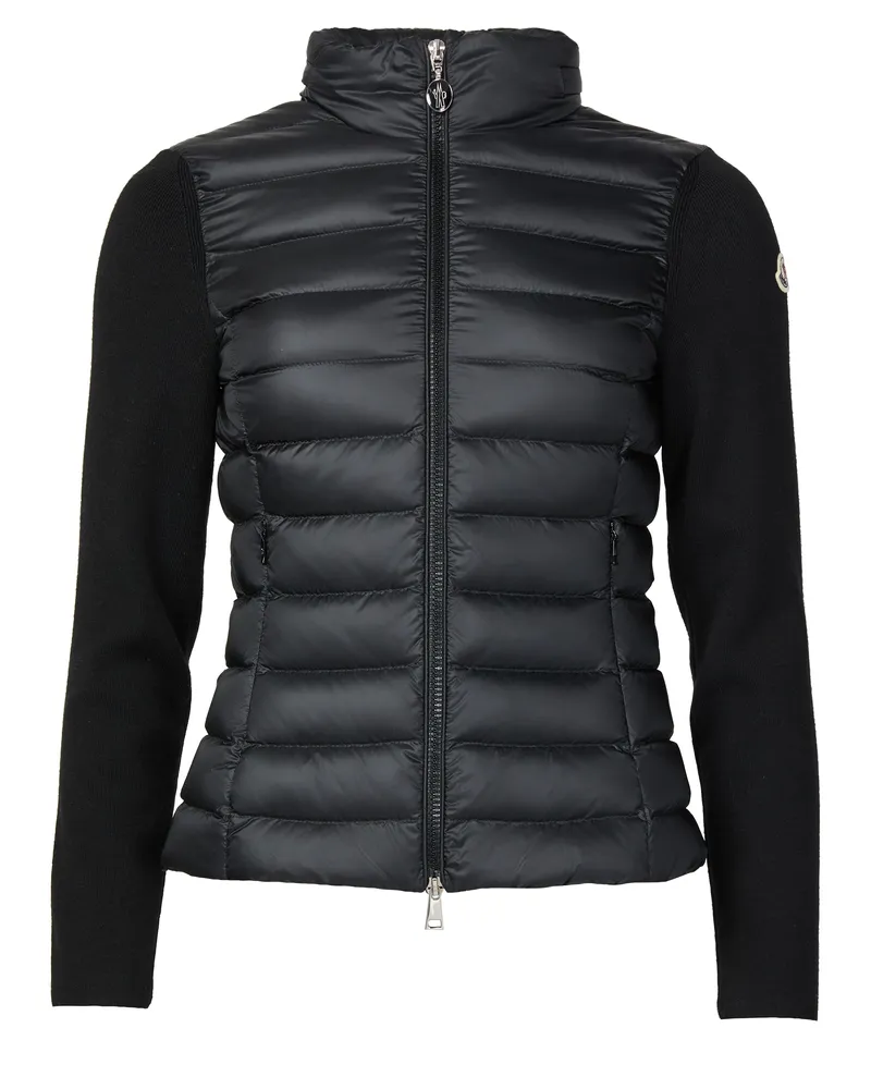 Moncler Jacke im Materialmix 