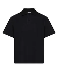 Burberry Poloshirt mit kurzen Ärmeln Black