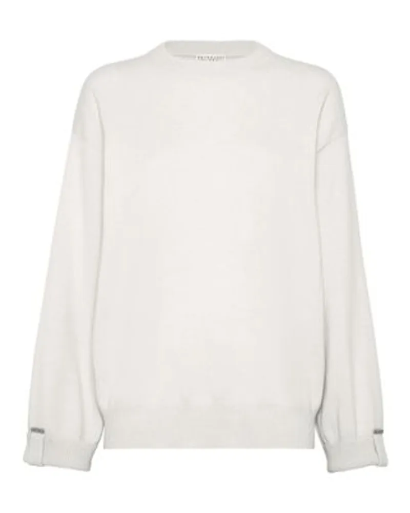 Brunello Cucinelli Kaschmirpullover White