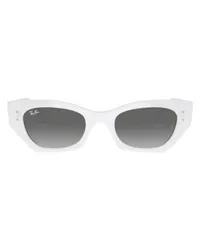 Ray Ban Irregular-Sonnenbrille Zena Bio-Based White