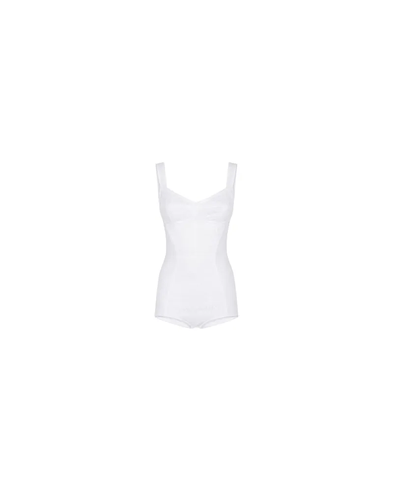 Dolce & Gabbana Korsett Bodysuit White