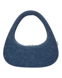 COPERNI Baguette-Tasche Swipe Denim Blue