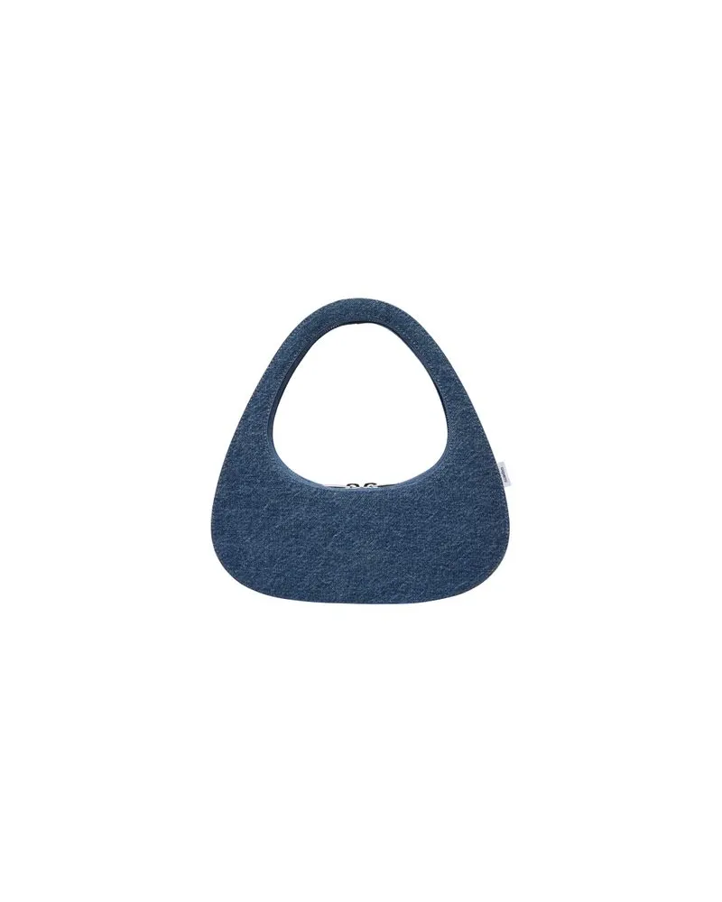 COPERNI Baguette Tasche Swipe Denim Blue