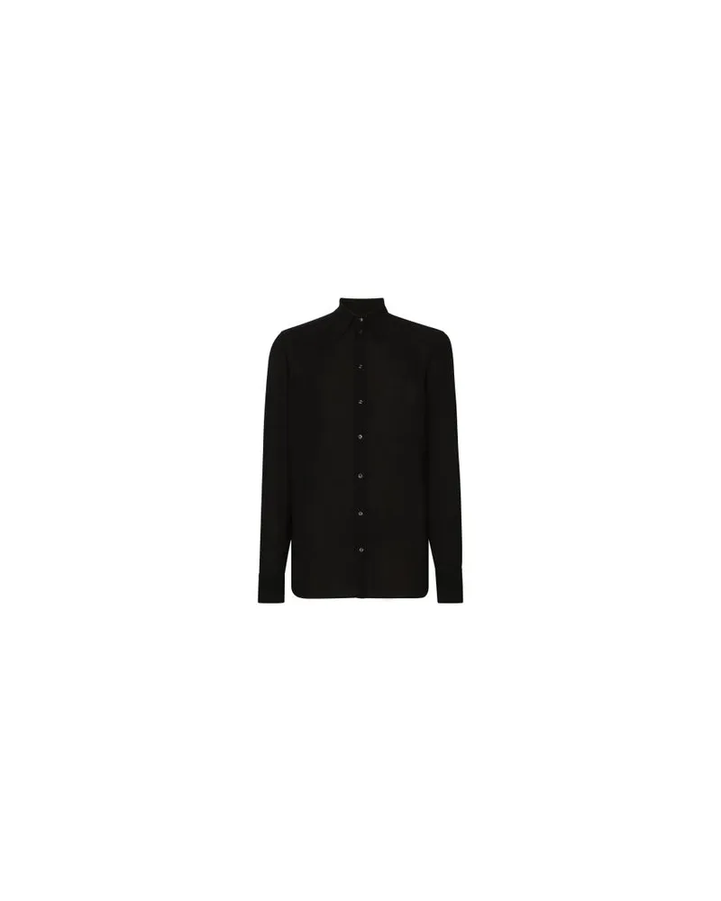 Dolce & Gabbana Martini-Fit-Hemd Black