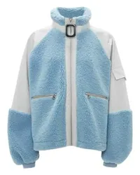 J.W.Anderson Fleece-Trainingshose in Colourblock Blue