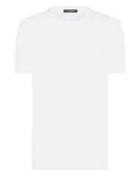 Dolce & Gabbana Baumwoll-T-Shirt mit Logo White