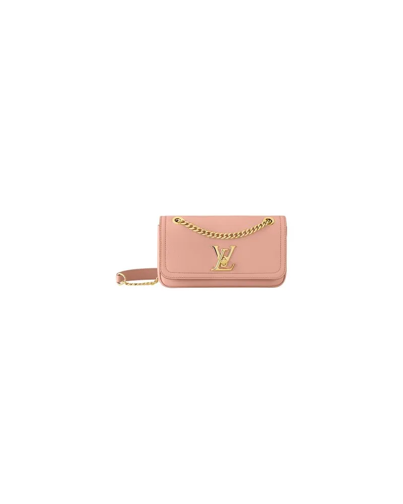 Louis Vuitton LockMe Chain Bag East West Pink