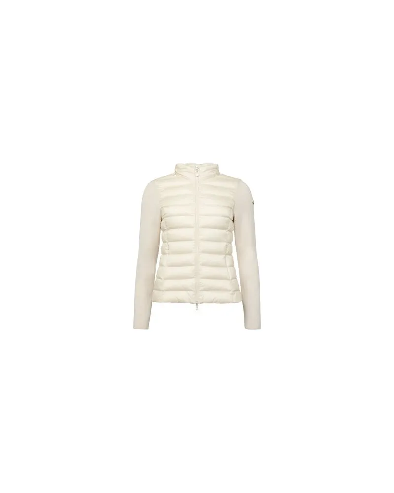 Moncler Bi-material jacket Off-white