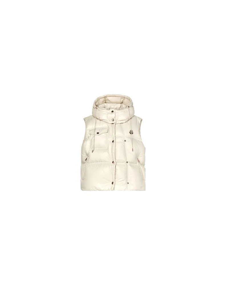 Moncler Pario sleeveless down jacket Off-white