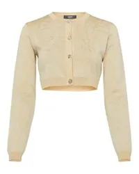 Versace Strukturierter Strickpullover Barocco Beige