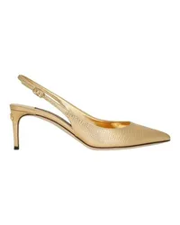 Dolce & Gabbana Slingbacks Gold