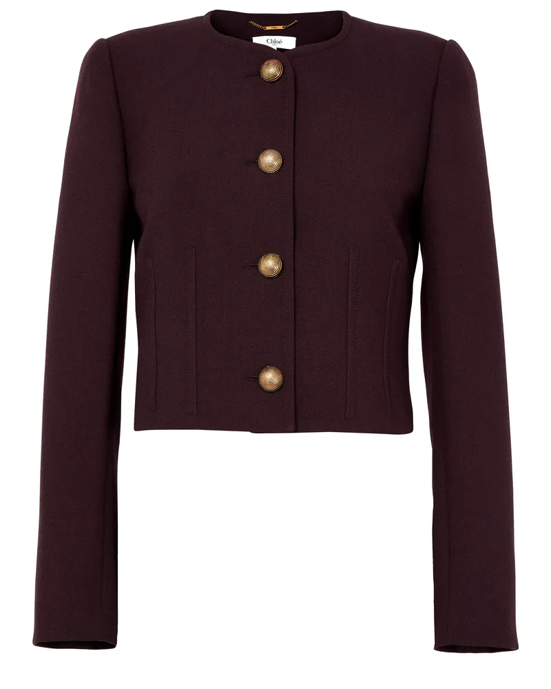 Chloé Jacke mit einreihigem Knopfverschluss 