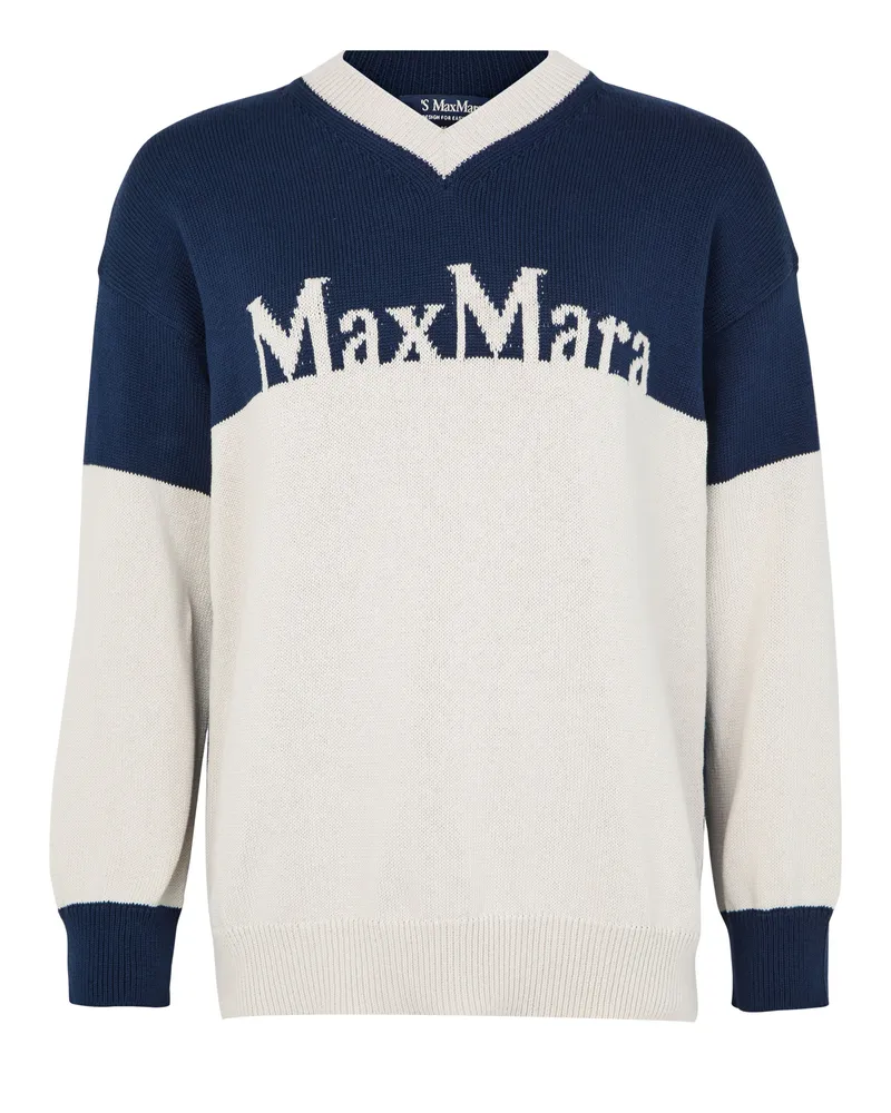 Max Mara Pullover mit V-Ausschnitt Luigi 