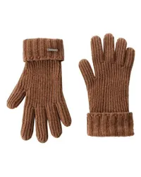 Woolrich Gerippte Handschuhe Brown