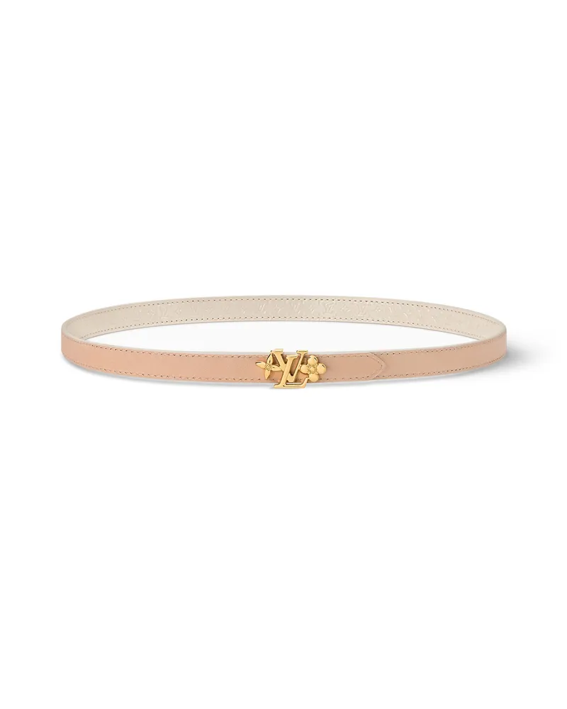 Louis Vuitton LV Gram Vernis Wendegürtel 15 mm Beige