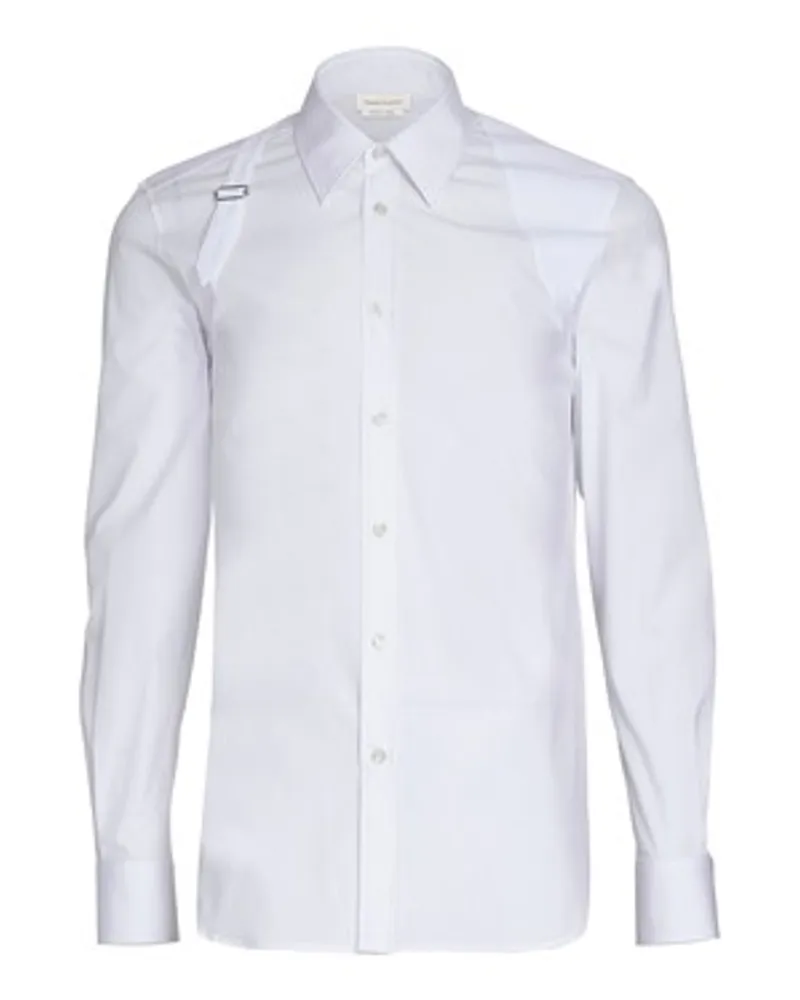 Alexander McQueen Baumwollhemd White