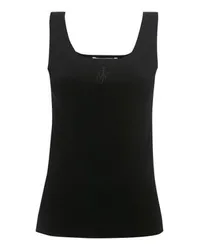 J.W.Anderson Tailliertes Tanktop mit gesticktem Anker-Logo Black