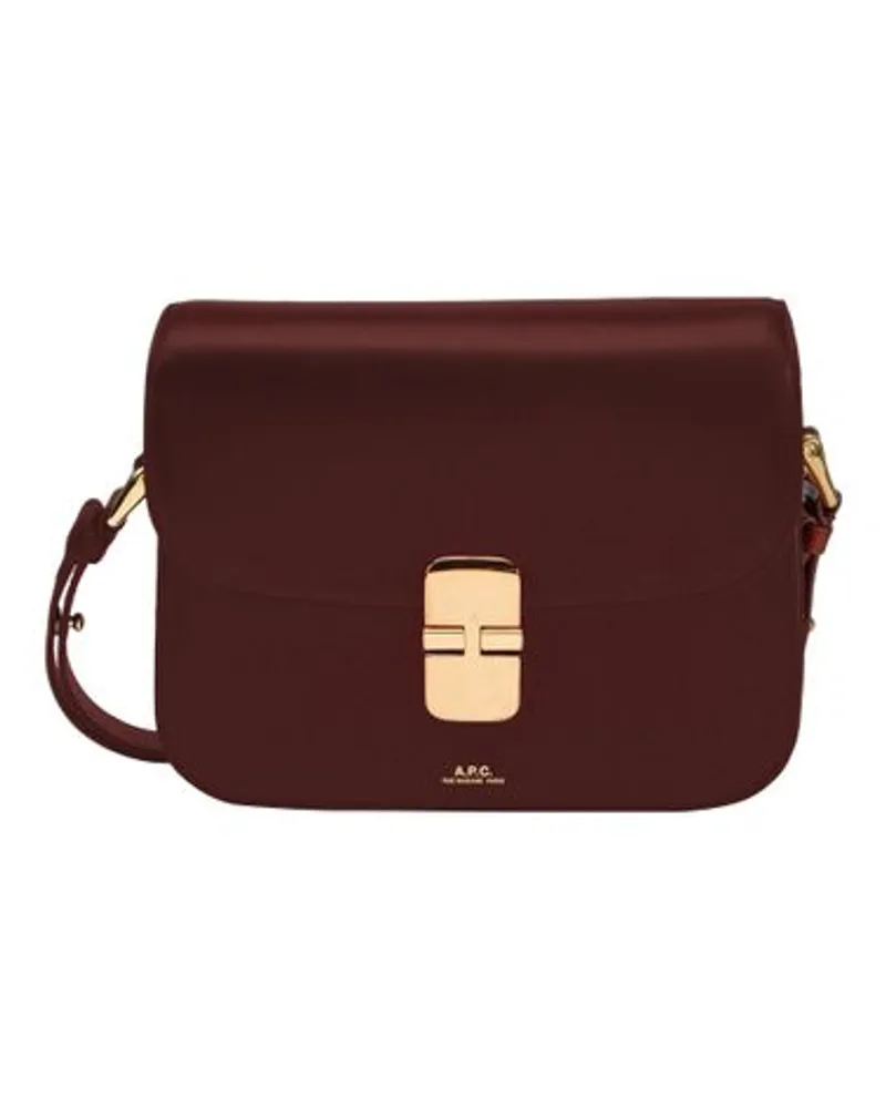 A.P.C. Tasche Grace Small Burgundy