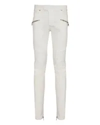 Balmain Bikerjeans White