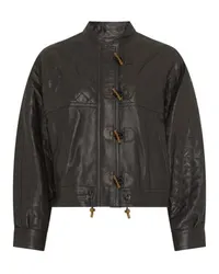 Isabel Marant Lederjacke Celiany Black