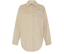 Overshirt aus Wolle und Kaschmir